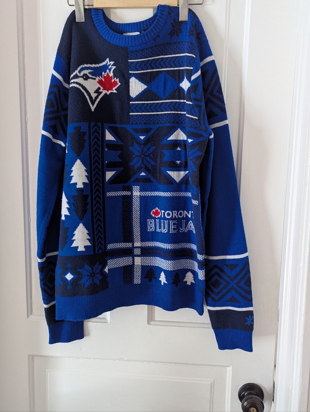 Toronto Blue Jay (Medium) Holiday Sweater